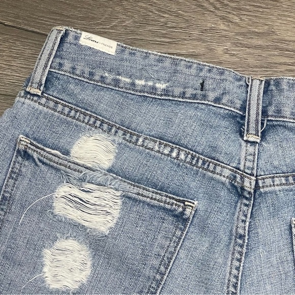 Lovers + Friends Cut Off Denim Distressed Shorts 5" inseam Cotton Sz 29 - Picture 8 of 8